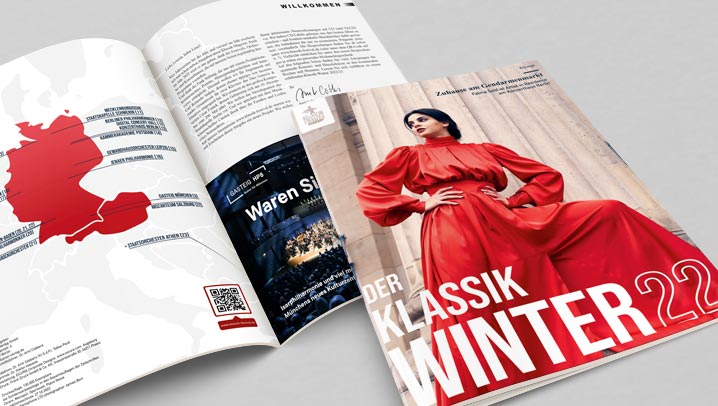 Cover des Klassigmagazins, vermittelt Stil und klassisches Flair.